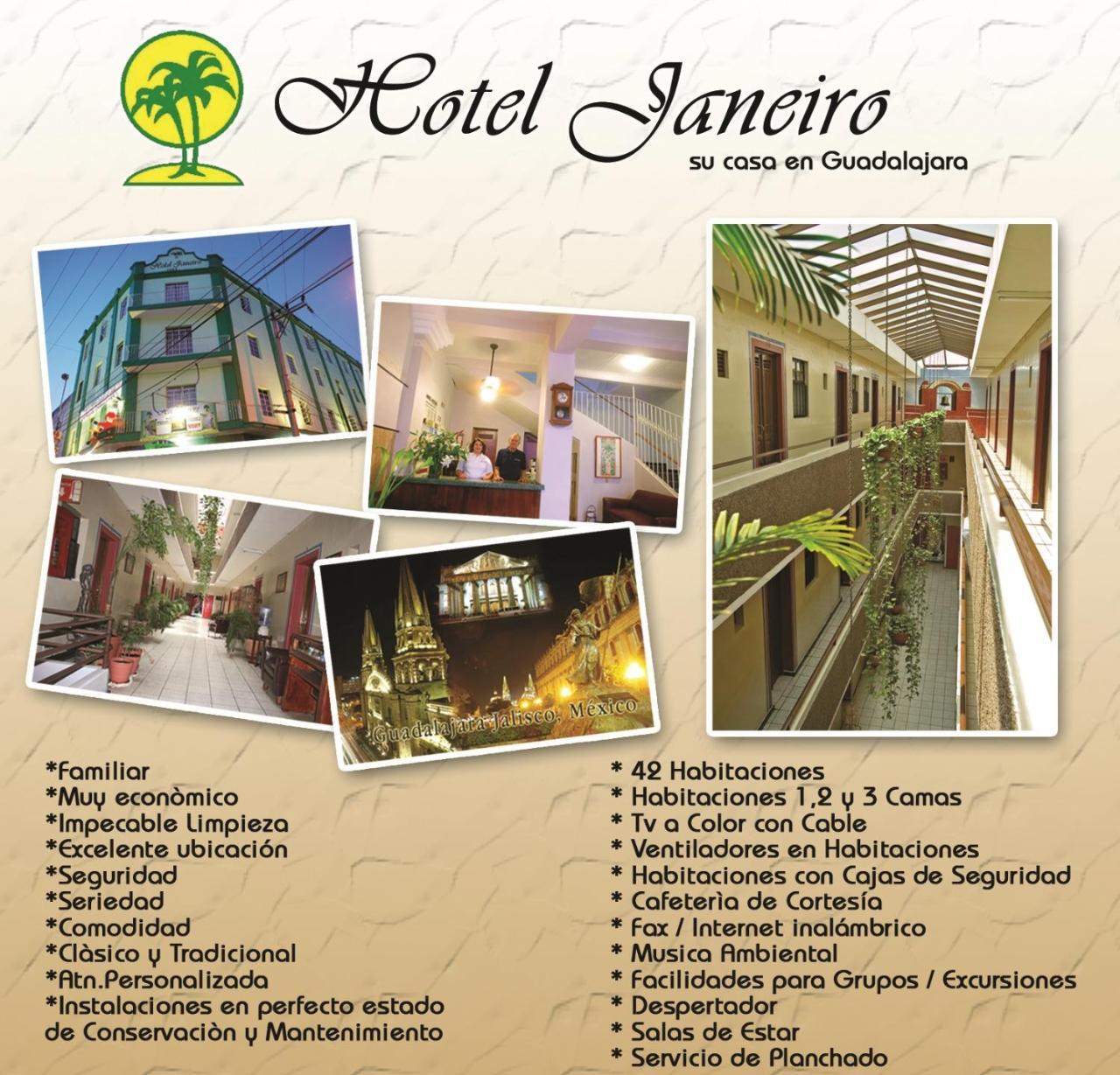 Hotel Janeiro Guadalajara Kültér fotó
